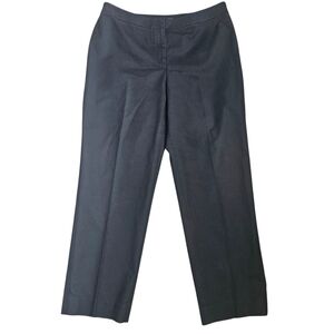 Lafayette 148 New York Barrow Trousers In Navy Size 18